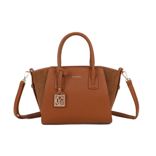 Gallantry Sovana Tasche aus strukturiertem Kunstleder und Veloursleder mit abnehmbarem Schultergurt