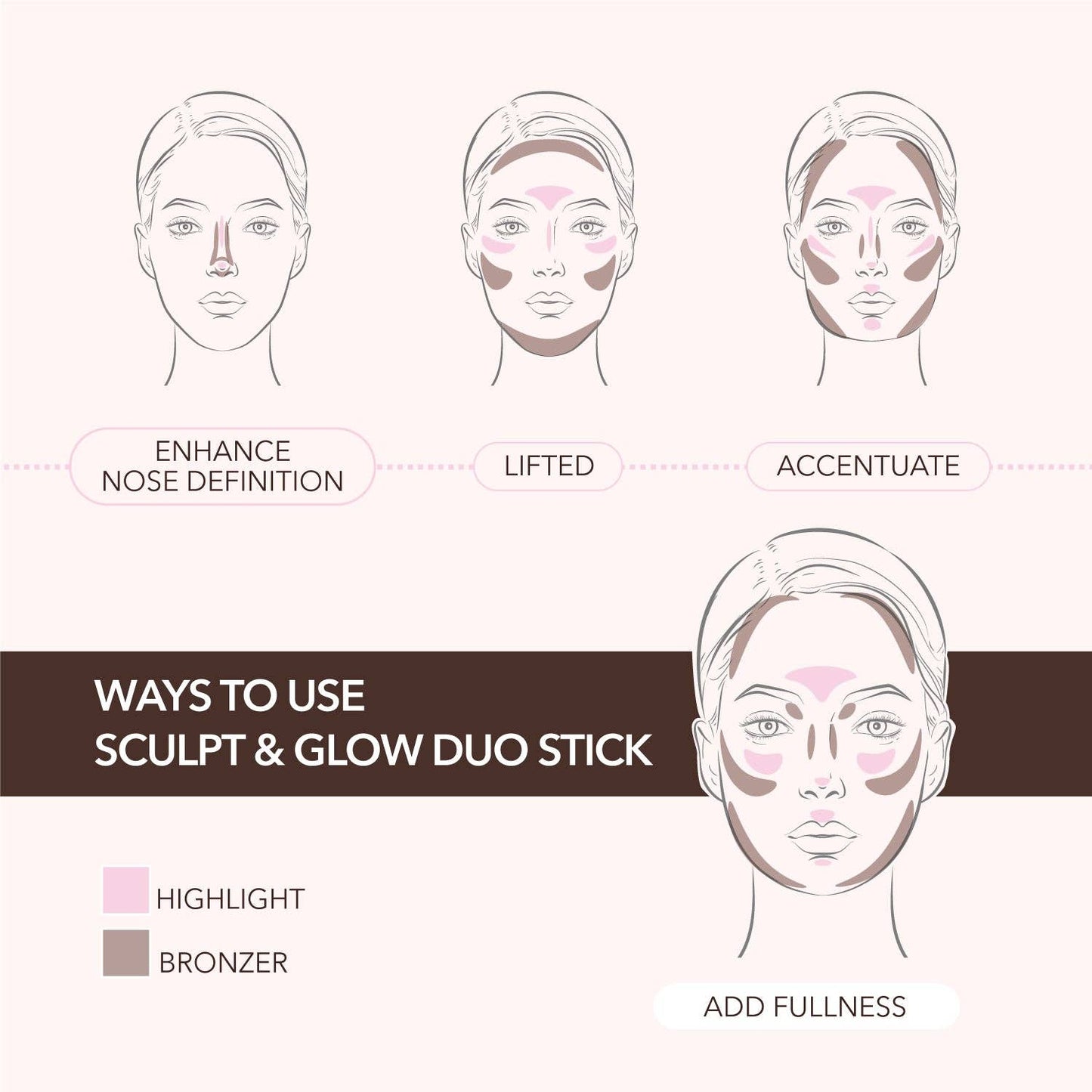 Sculpt & Glow Duostick (500, Beach Happy)