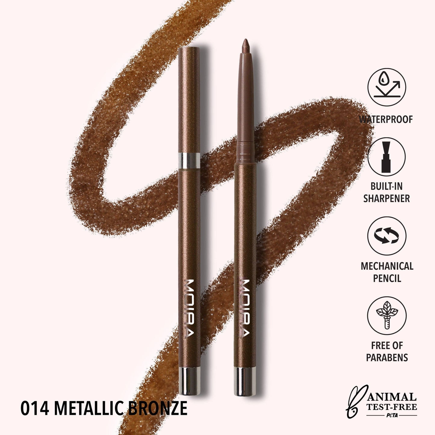 Delineador Brilhante Statement (014, Bronze Metálico)