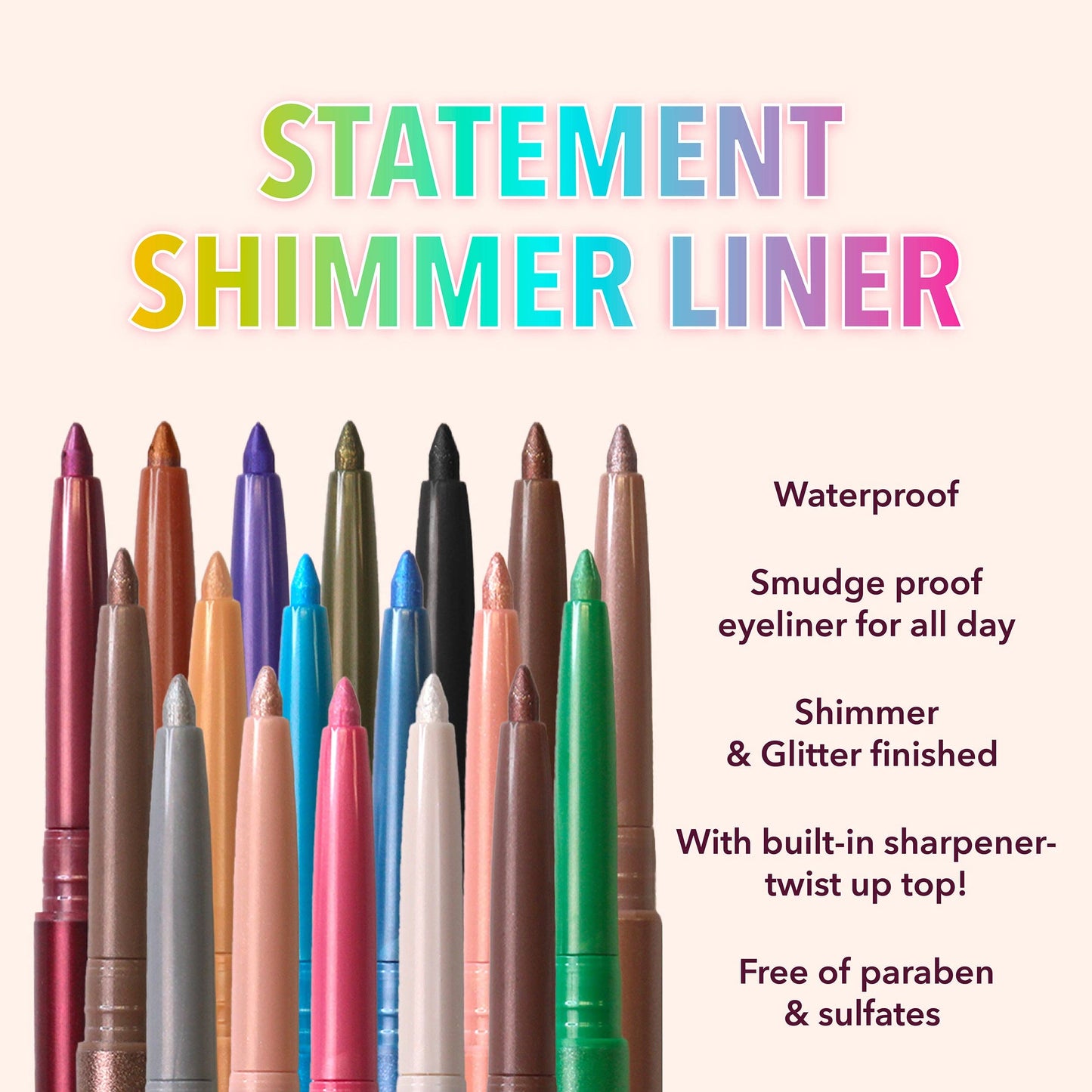 Moira Statement Shimmer Liner (011, Black Pearl)