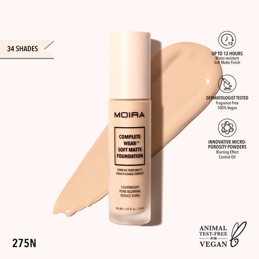 Complete Wear™ Soft Matte Foundation (275N) von Moira Cosmetics