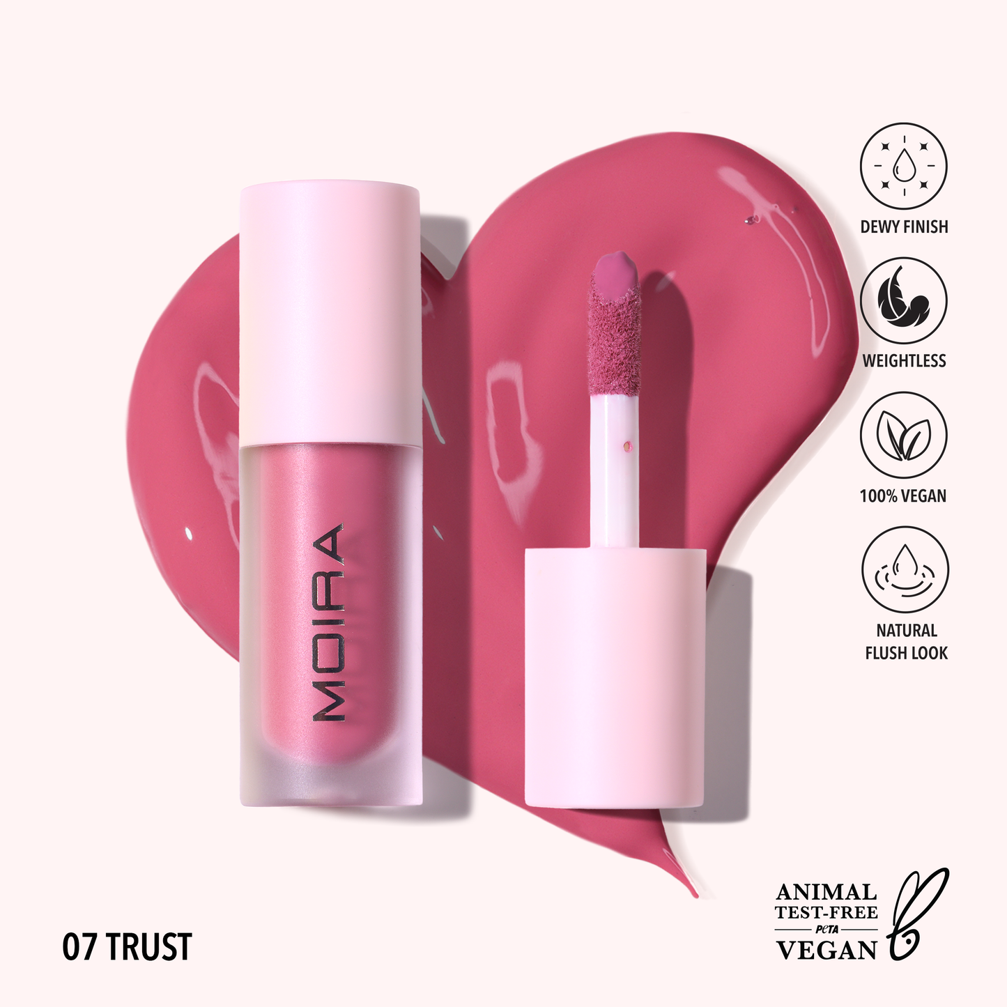Moira Love Steady Liquid Rouge (007, Trust)
