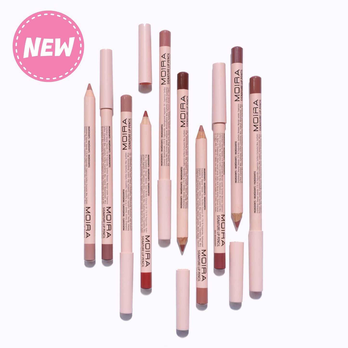 Moira Signature Lip Pencil - cremiger Lipliner mit intensiver Farbe