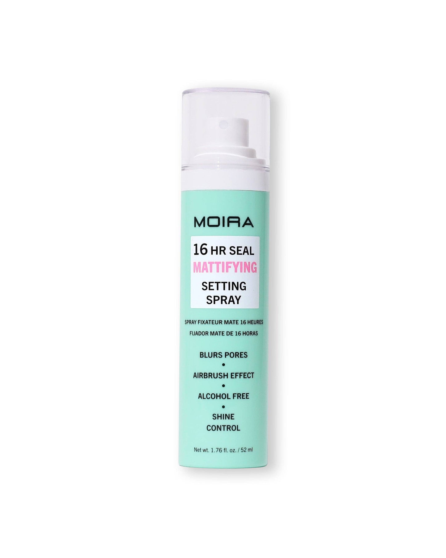 Spray fixador matificante de 16 horas