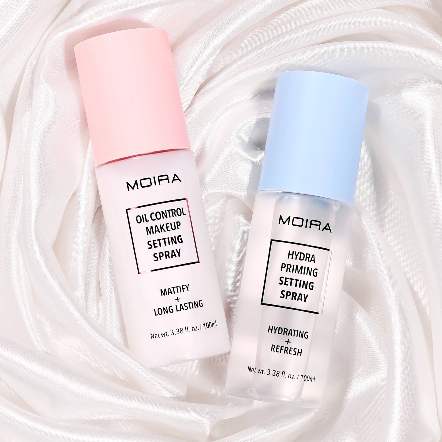 Moira Cosmetics Hydra Priming Setting Spray – leichter Fixierspray für ein strahlendes Finish