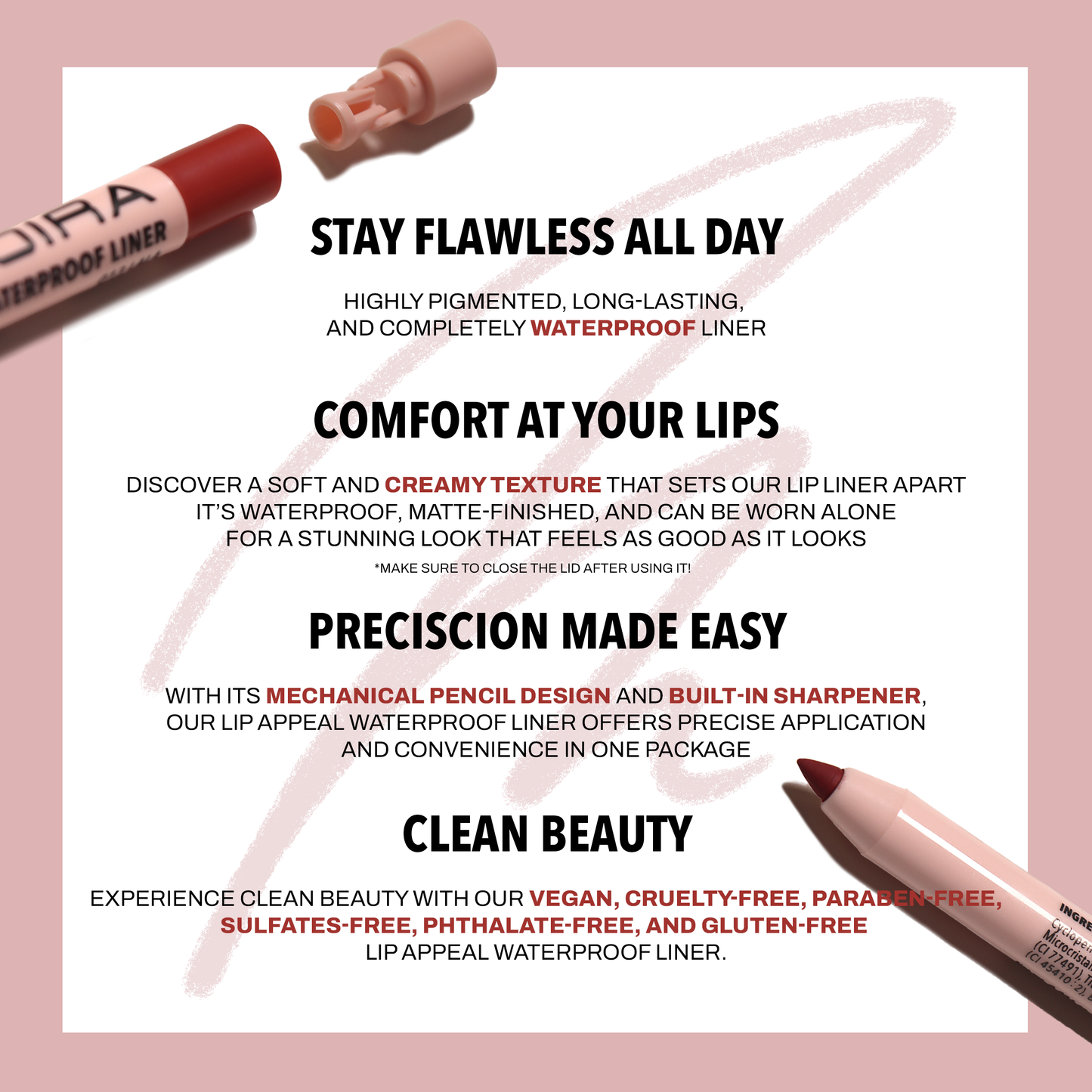 Matita labbra waterproof Lip Appeal (014, Statement)