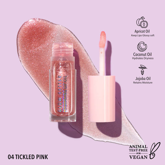 Glow Getter feuchtigkeitsspendendes Lippenöl (004 Tickled Pink)