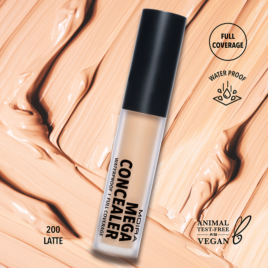 Mega Wasserdichter Concealer 200 - Latte