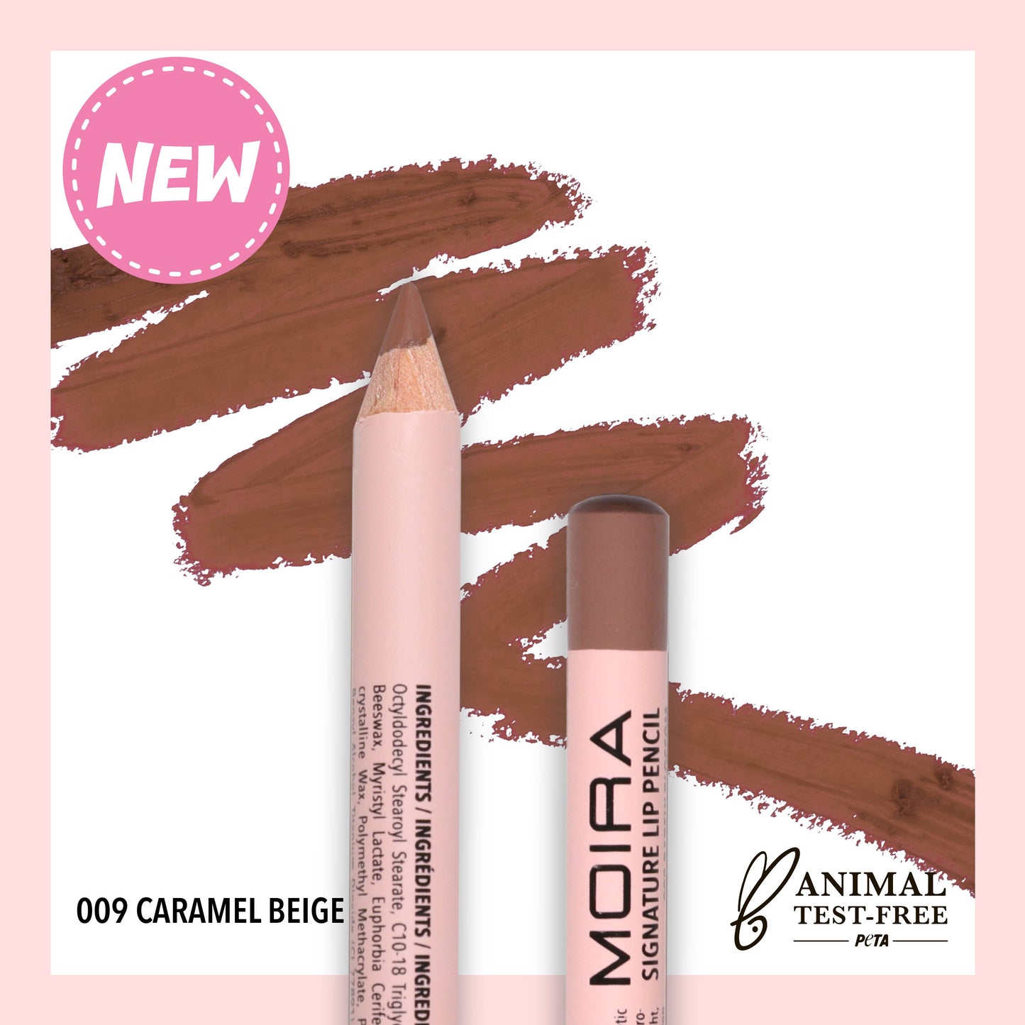 Moira Signature Lip Pencil - cremiger Lipliner mit intensiver Farbe