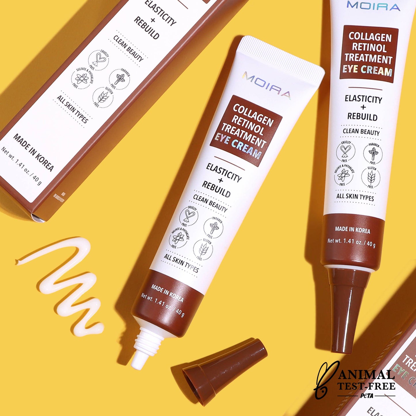 Crema contorno occhi al collagene e retinolo Moira