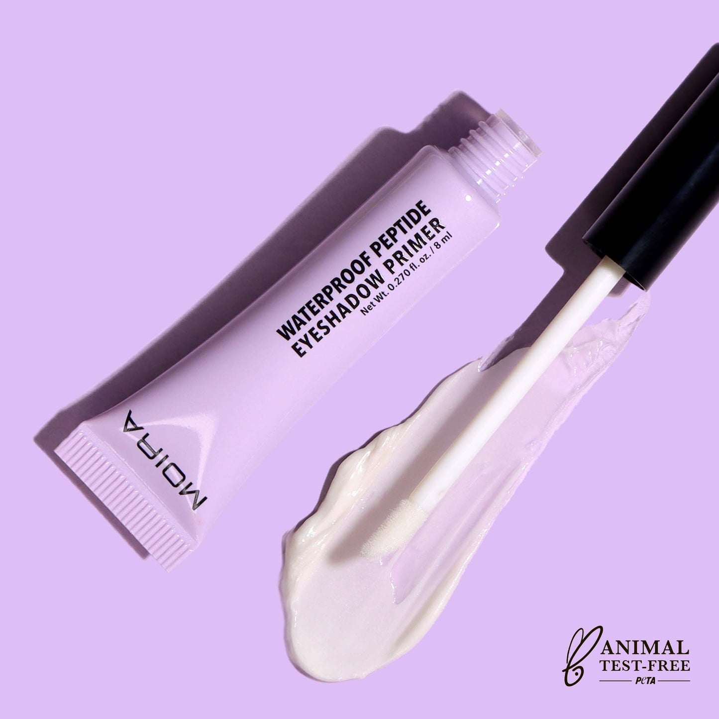 Primer de olhos à prova de água com peptídeos da Moira Cosmetics