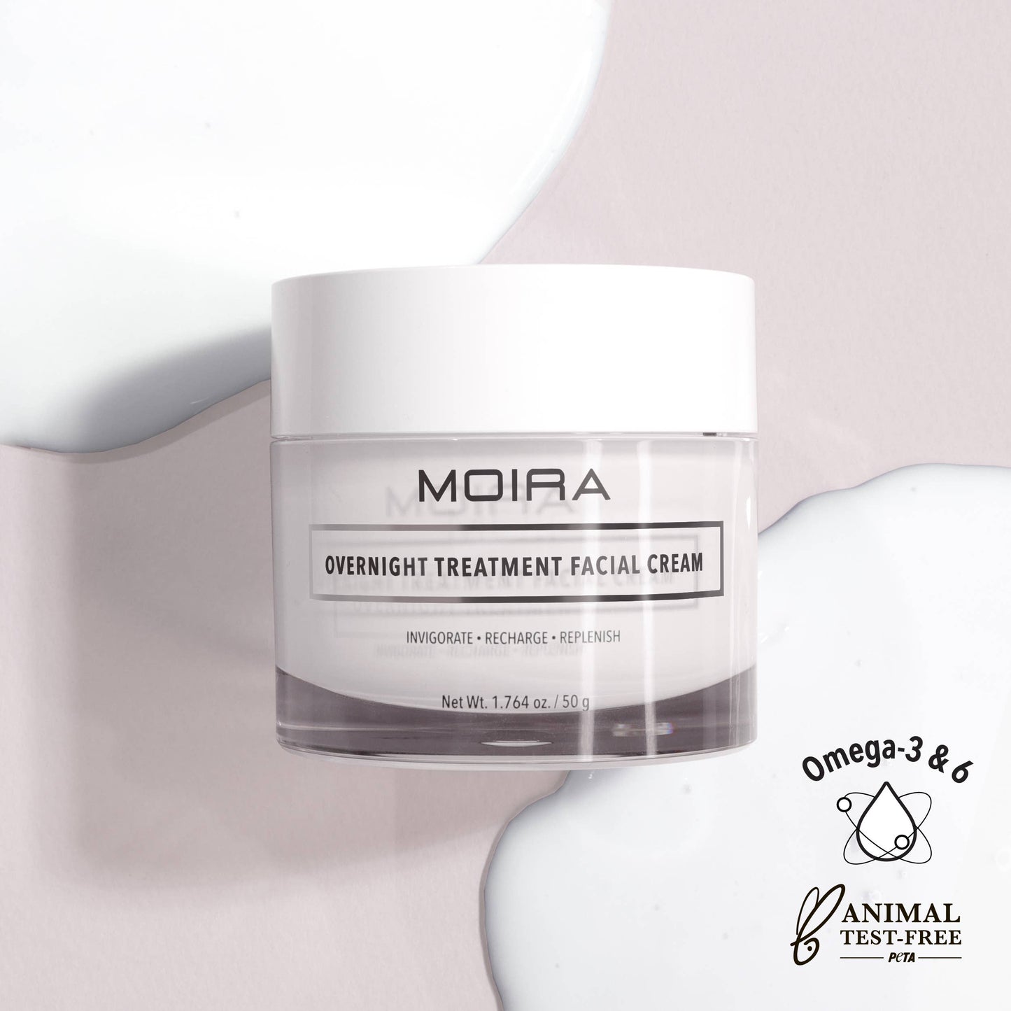 Creme de Tratamento Noturno Facial Moira Cosmetics