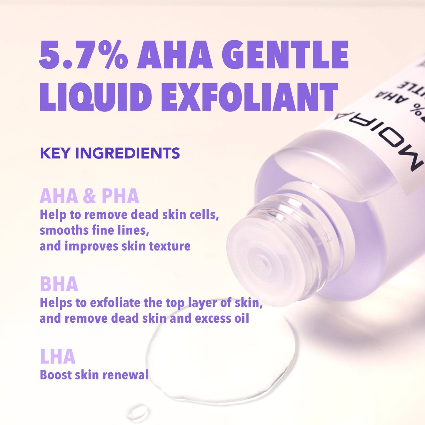 Moira 5,7% AHA Esfoliazione delicata