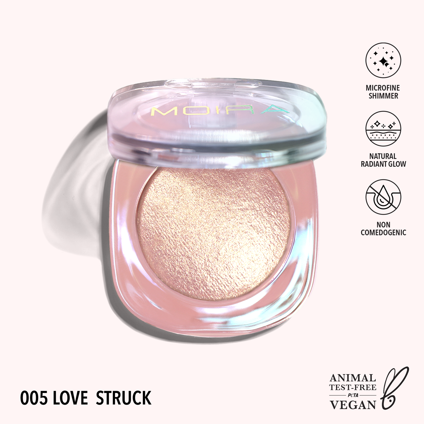 Dreamlight Highlighter (005, Love Struck) von Moira Cosmetics