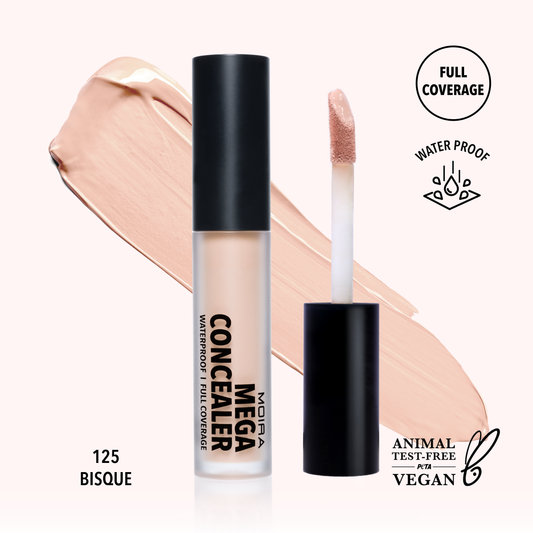 Moira Cosmetics Mega Waterproof Concealer 125 – Bisque