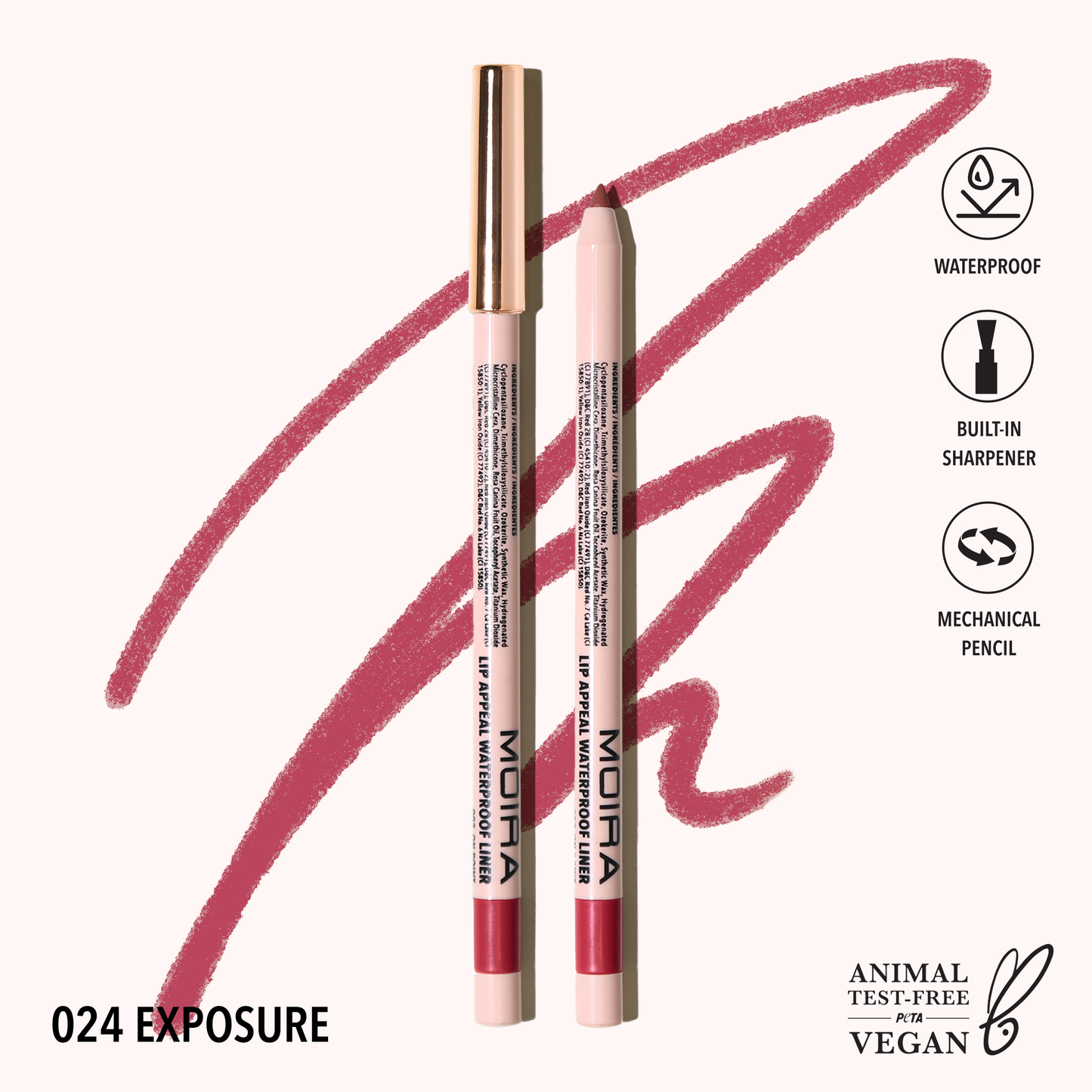 Matita labbra impermeabile Lip Appeal (024, Exposure)
