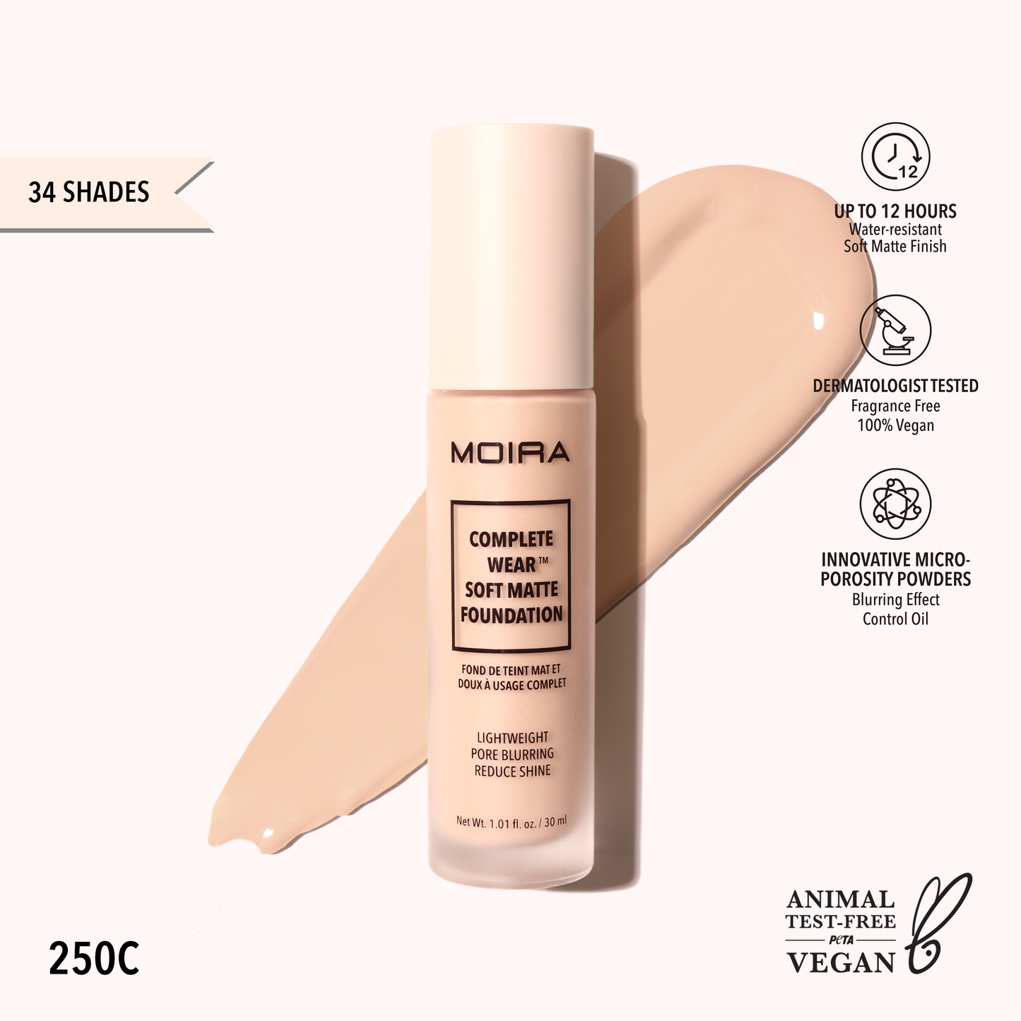 Fondotinta Soft Matte Complete Wear™ (250 °C)
