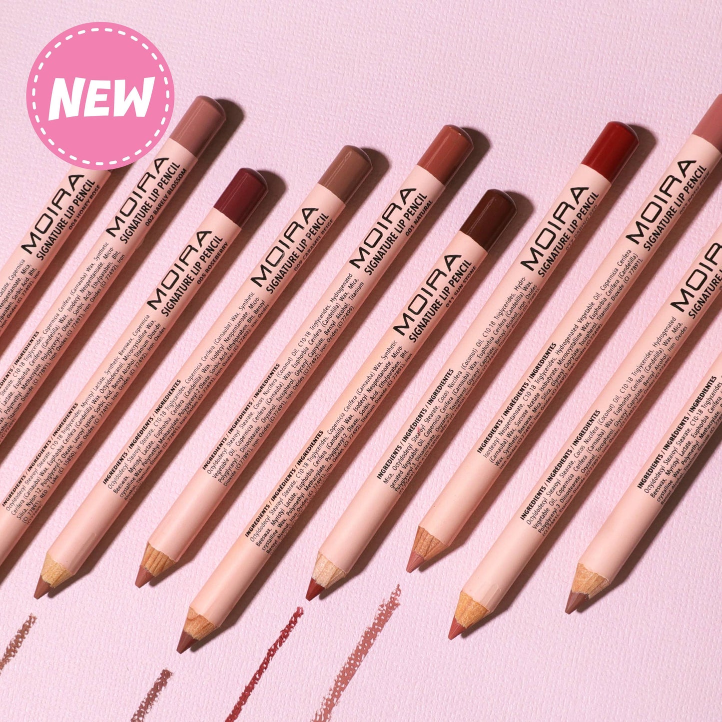 Moira Signature Lip Pencil - cremiger Lipliner mit intensiver Farbe