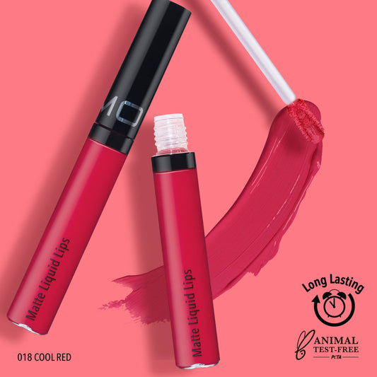 Matte Liquid Lips 018 - Rosso freddo
